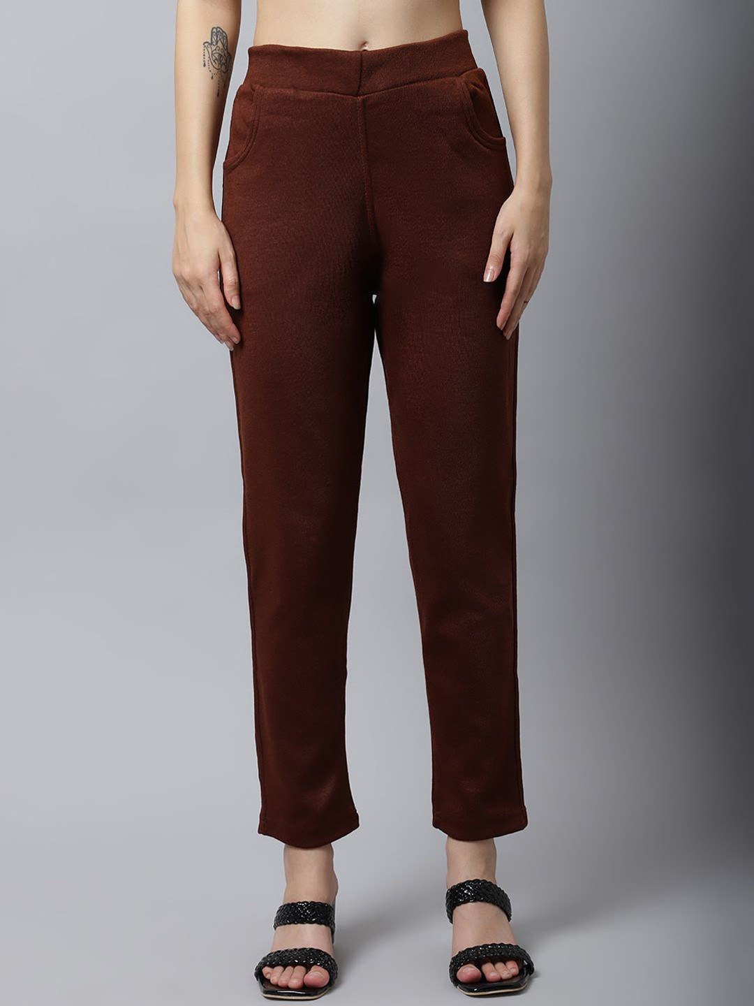 Valles365 by S.C. Women Regular Fit Woollen Jeggings