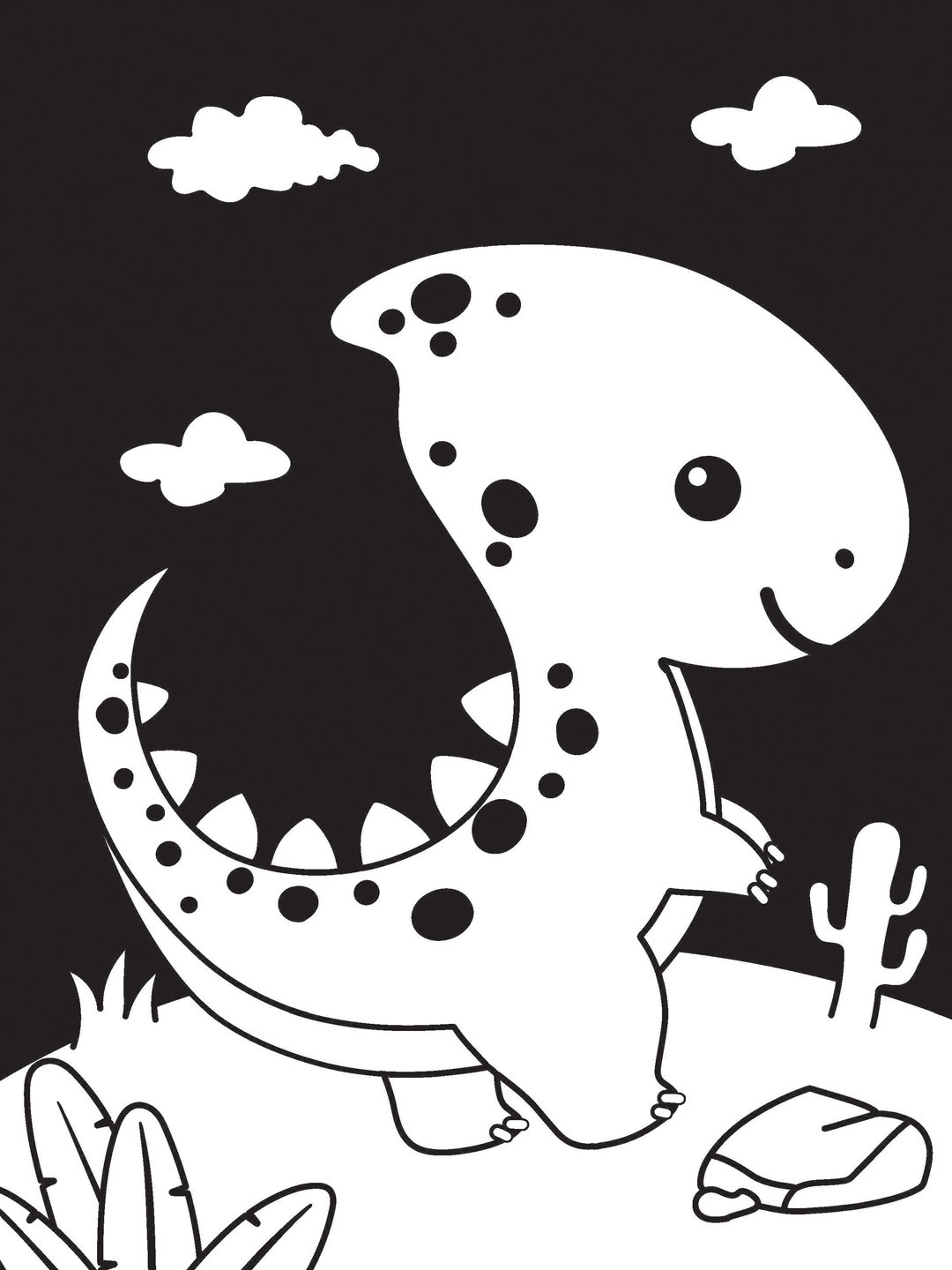 Dreamland Dinosaur Neon Colour & Sticker Dots Book Over 500 Stickers