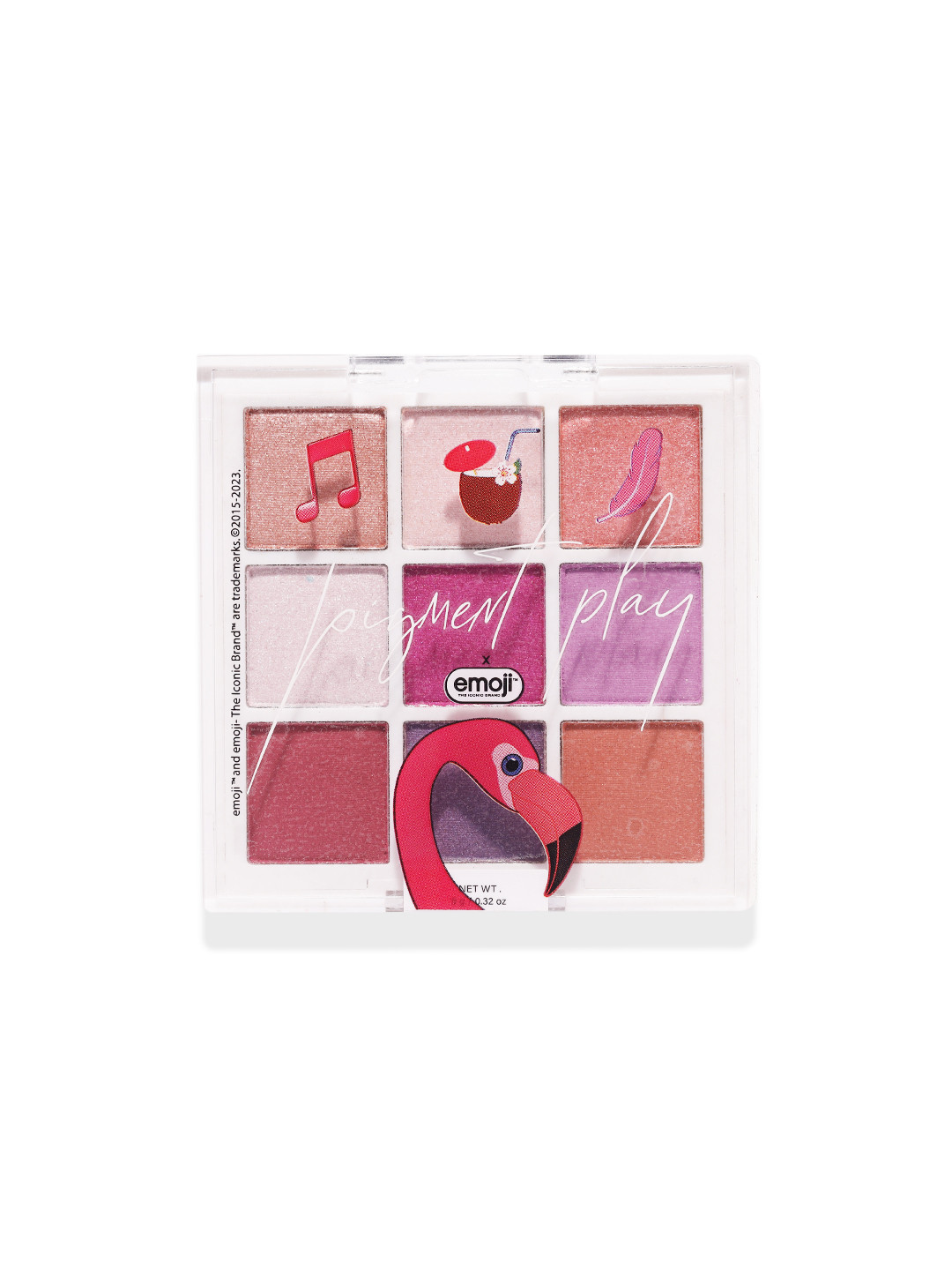 Pigment Play X Emoji Long Lasting Eyeshadow Palette - Flamingo Carnival