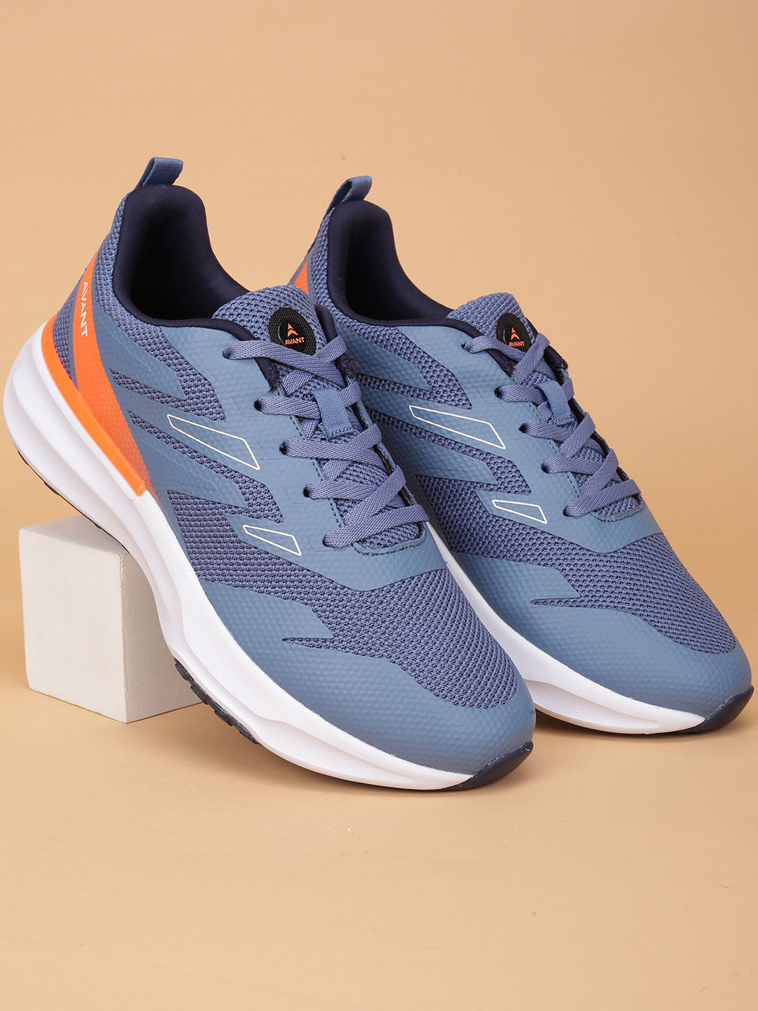 AVANT Men's Blue & Orange Aqua Ignite Sneaker Shoes