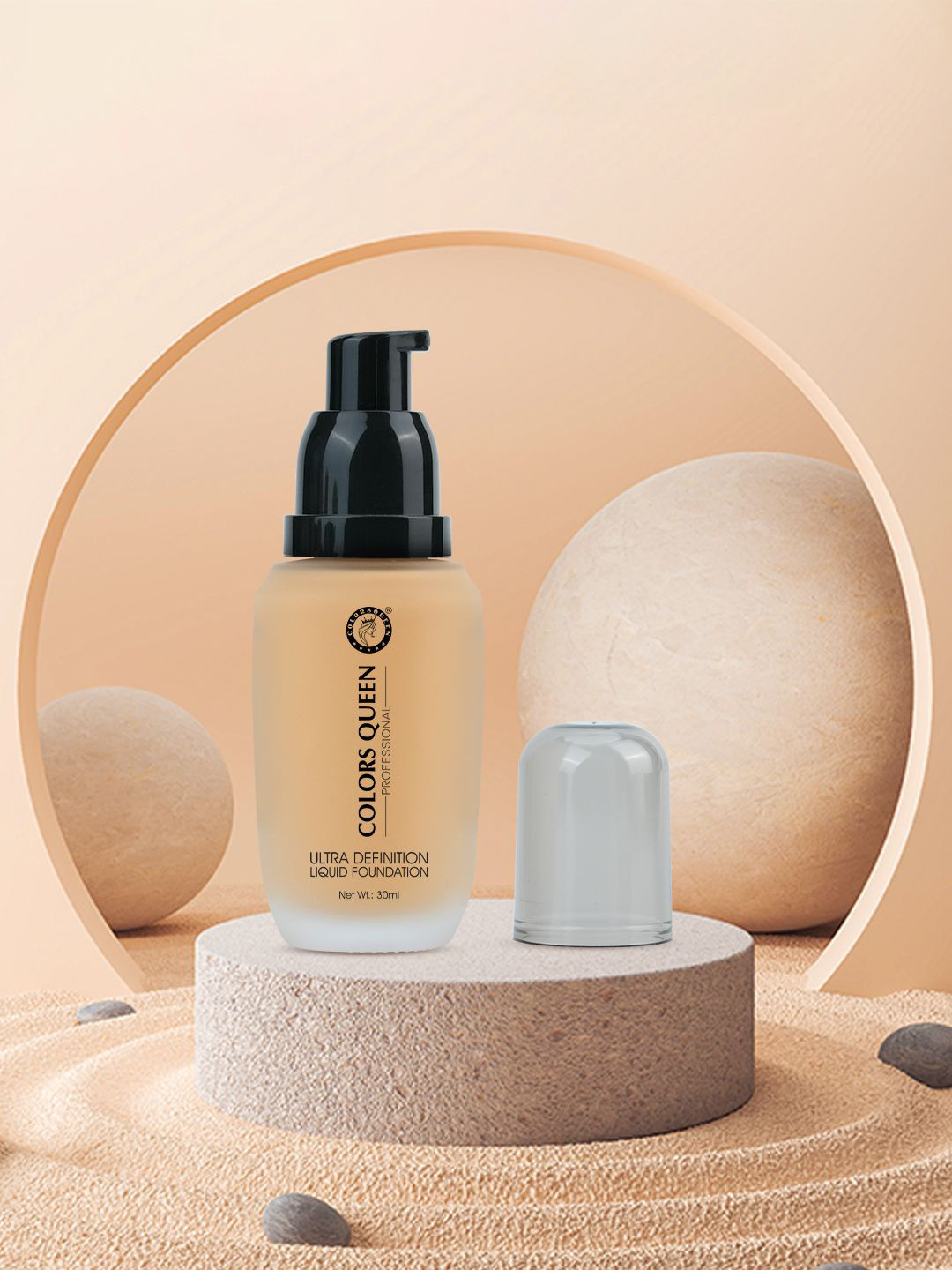 Colors Queen Ultra Definition Natural Liquid Foundation 30 ml - Custard 02