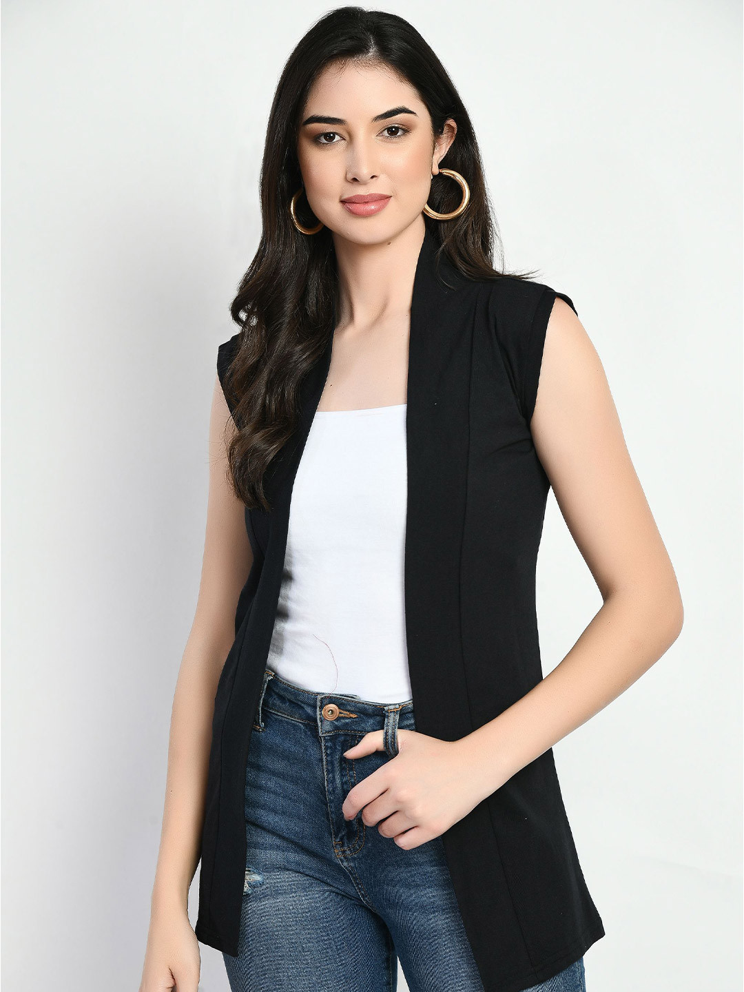 RAYWARE Women Longline Shrug