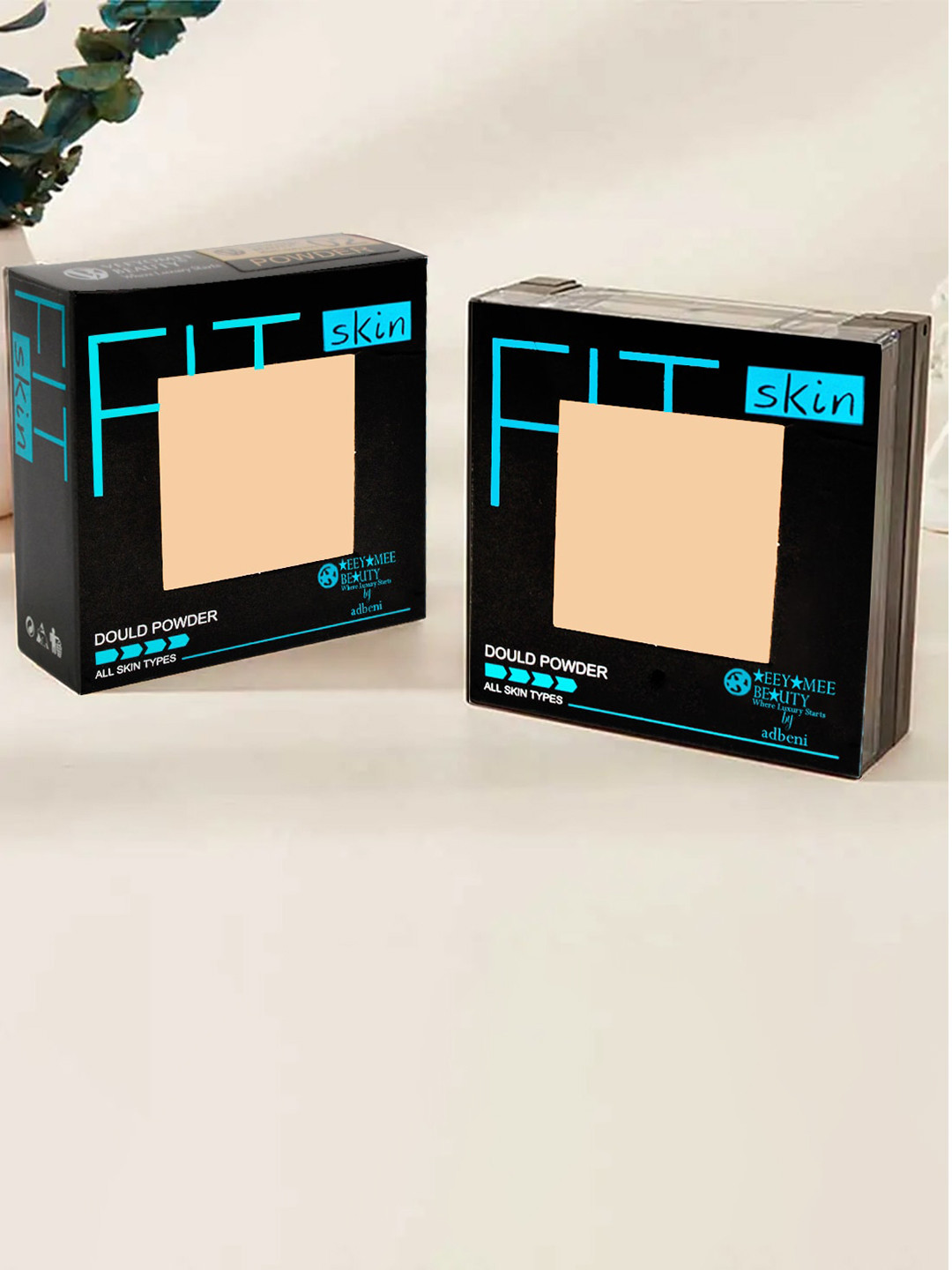Adbeni Fit Skin Matte Compact Powder - 20g - Shade 02
