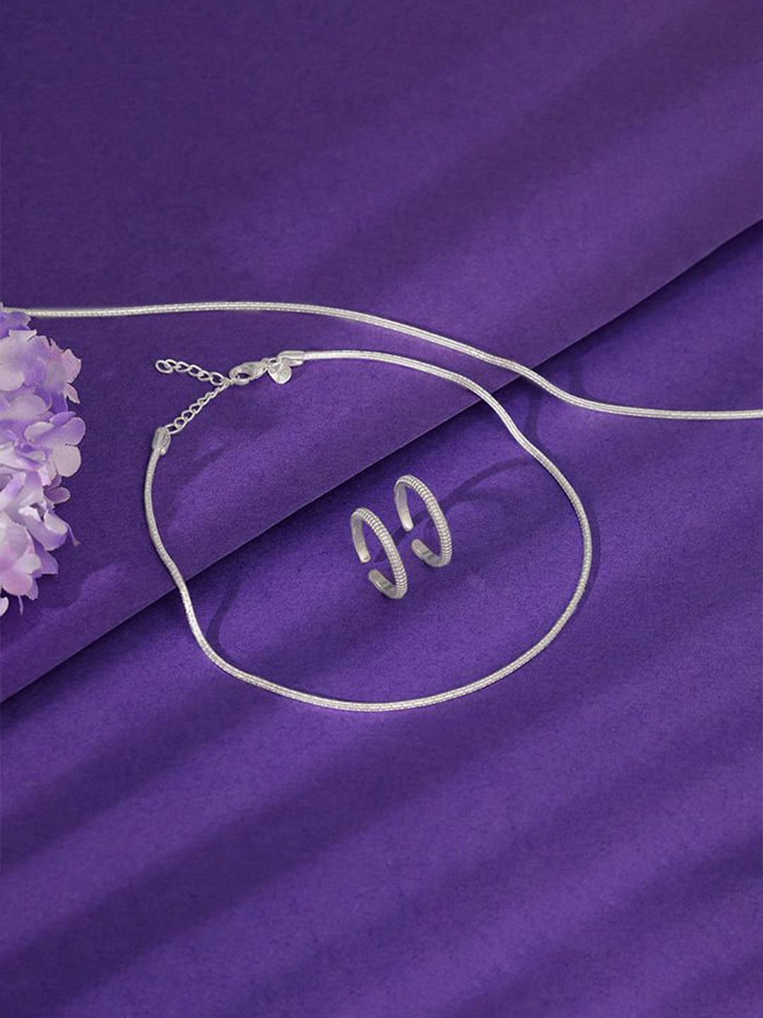 GIVA 925 Silver Waheeda Jewellery Set