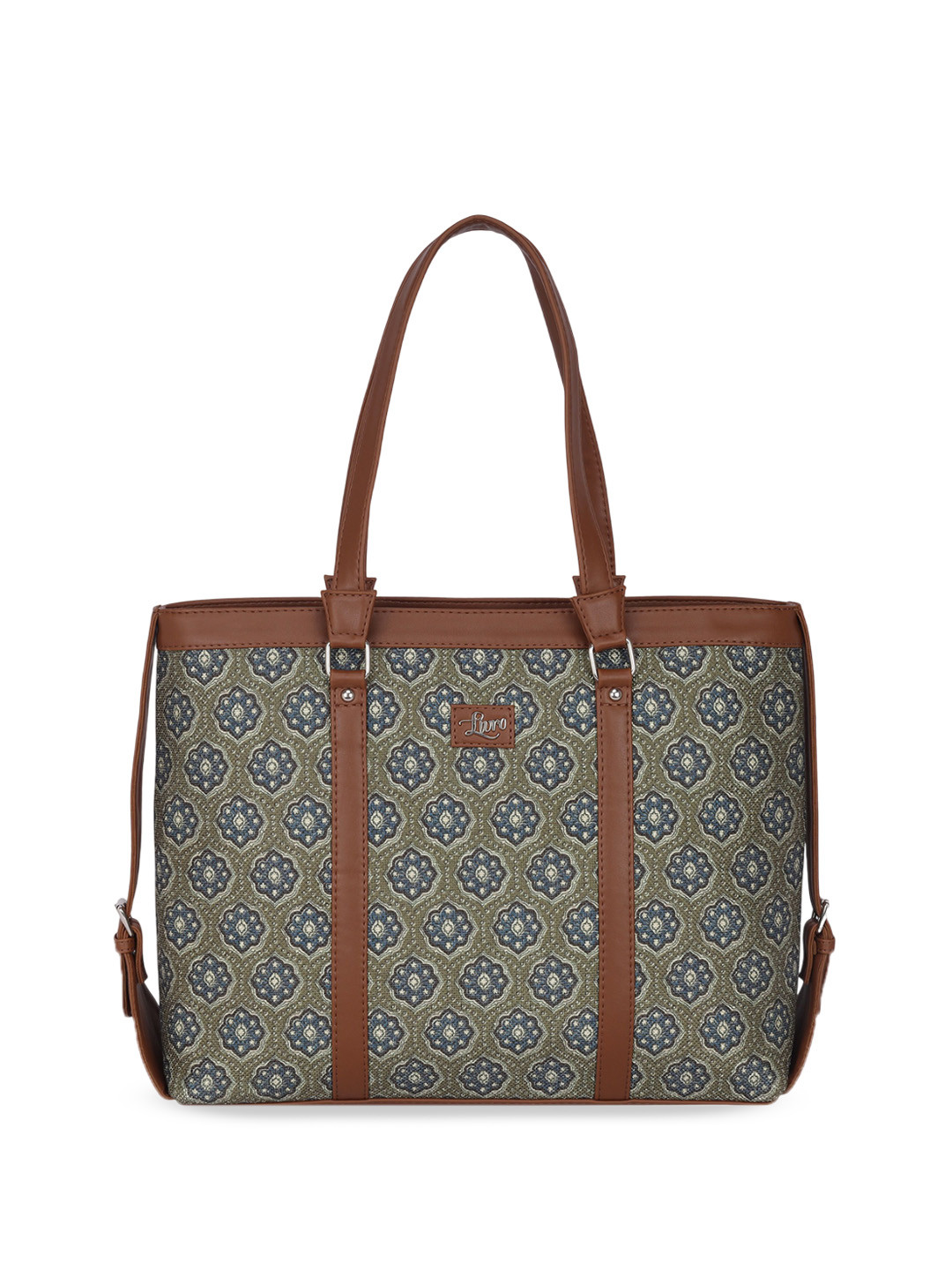 LIVRO Floral Printed Shopper Shoulder Bag
