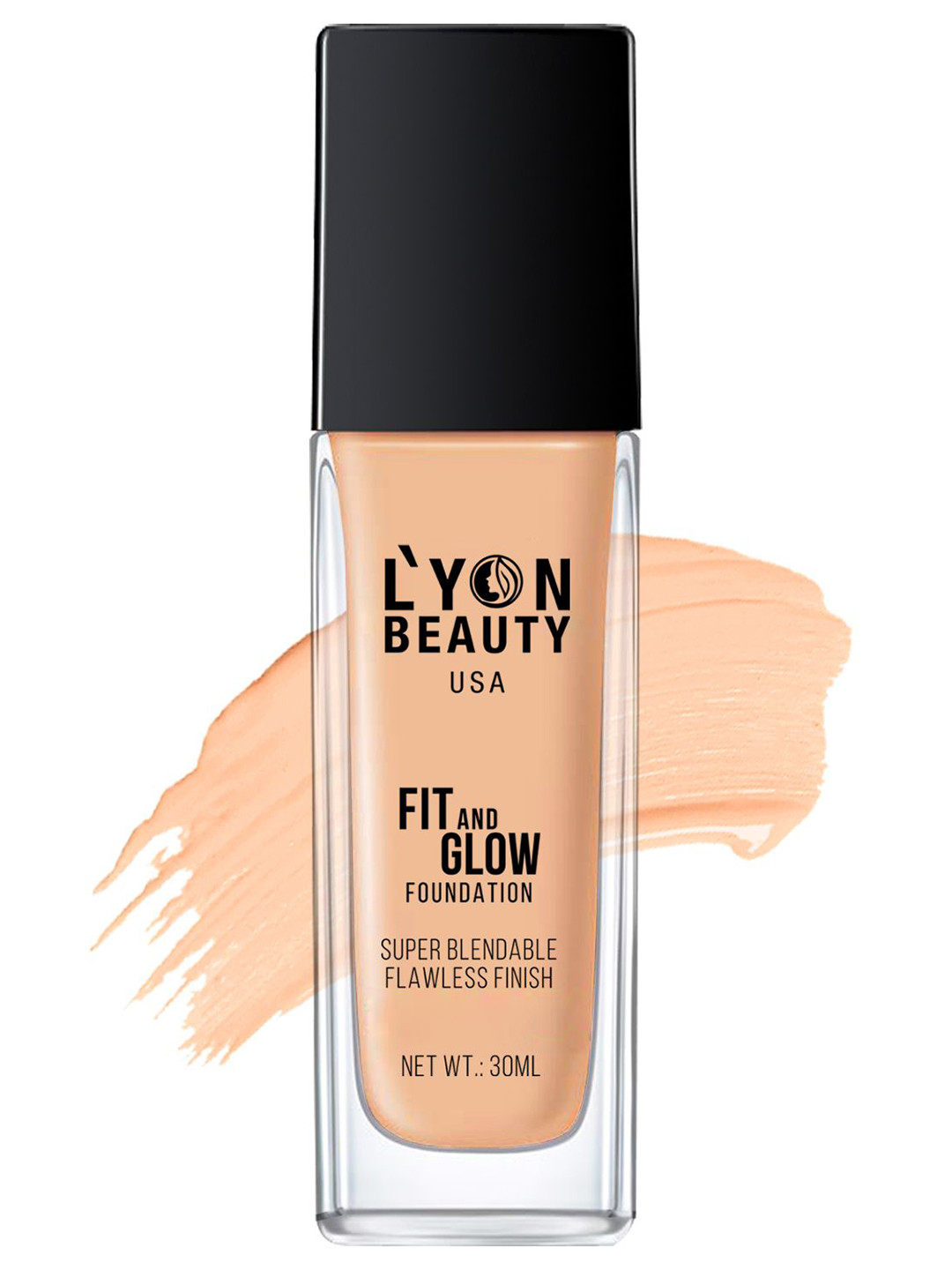 Lyon Beauty USA Fit & Glow Foundation 30ml- Medium Beige 03