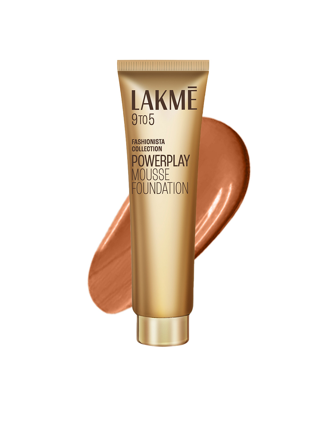 Lakme 9to5 Powerplay Mousse Foundation, Beige Caramel, 25g