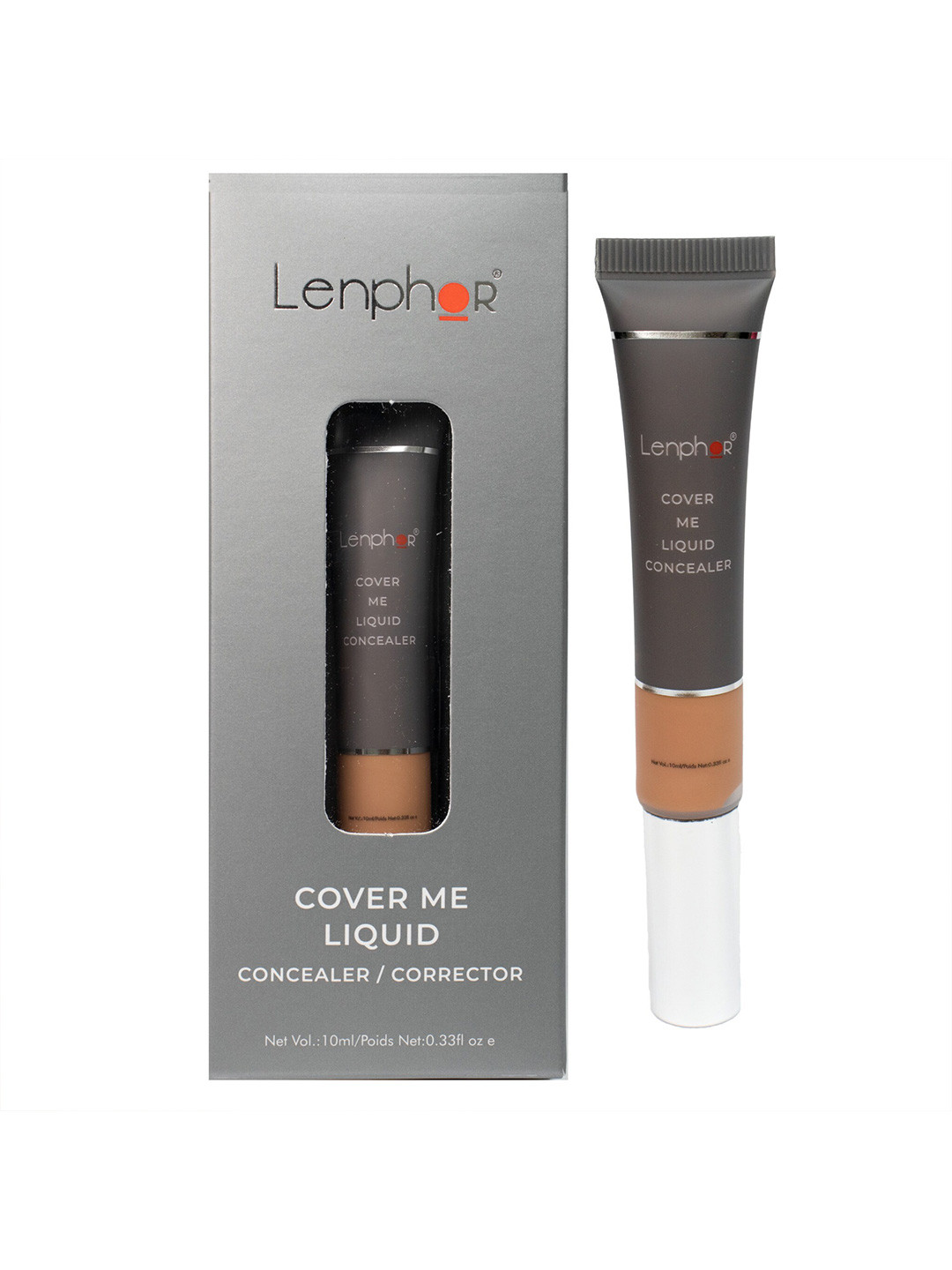 Lenphor Cover Me Liquid Concealer Dark Brown 04-10ml