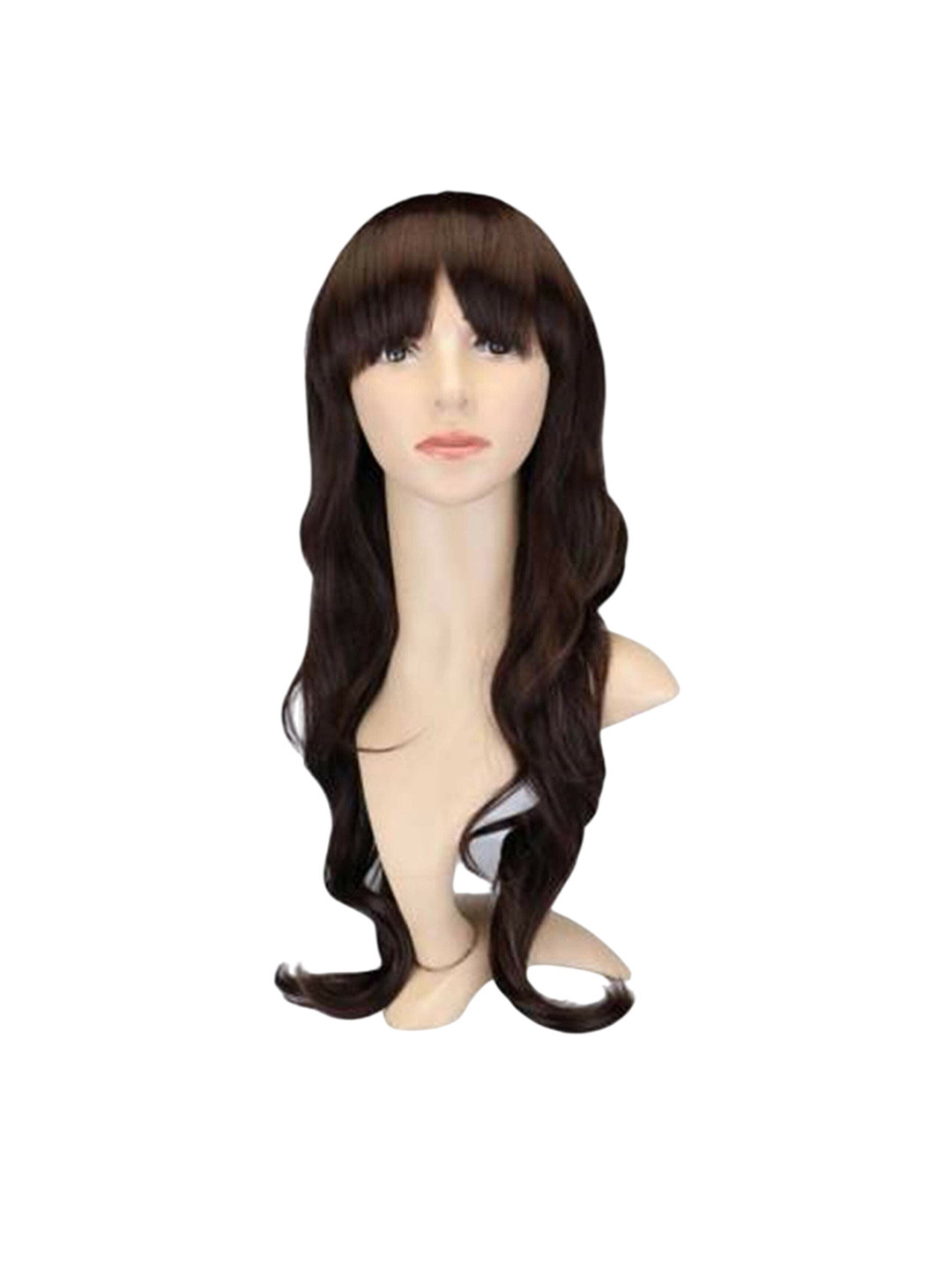 CRIBE Toupee Wavy Hair Extension - Brown - 36 Inch