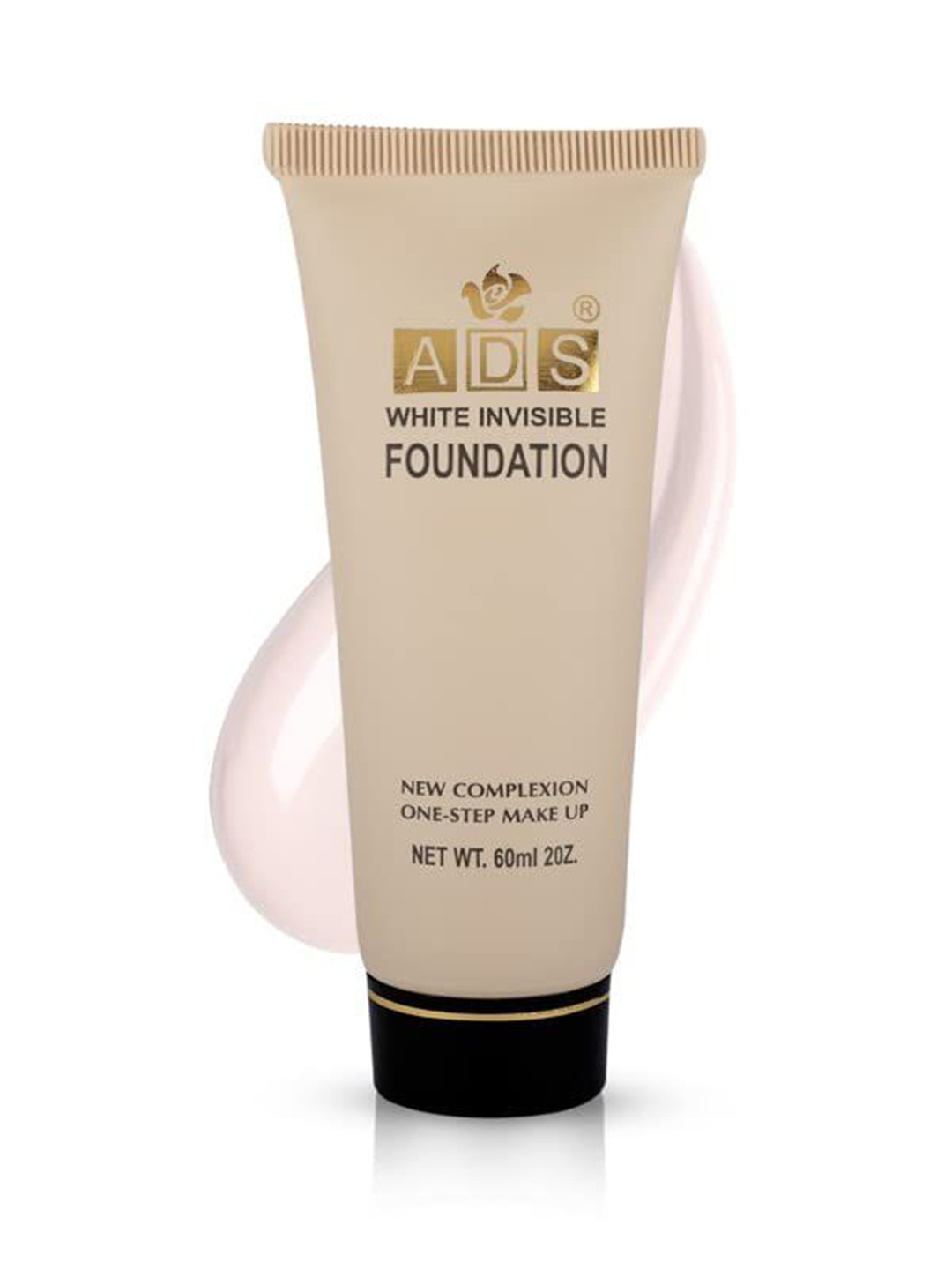 A.D.S White Invisible Foundation With SPF-15-60ml-Shade-01
