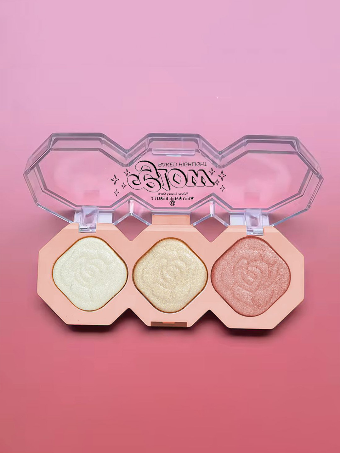 Adbeni Eey Mee Beauty Glow Baked Long-Lasting, Shimmer Finish Highlighter-40g-Shade-01