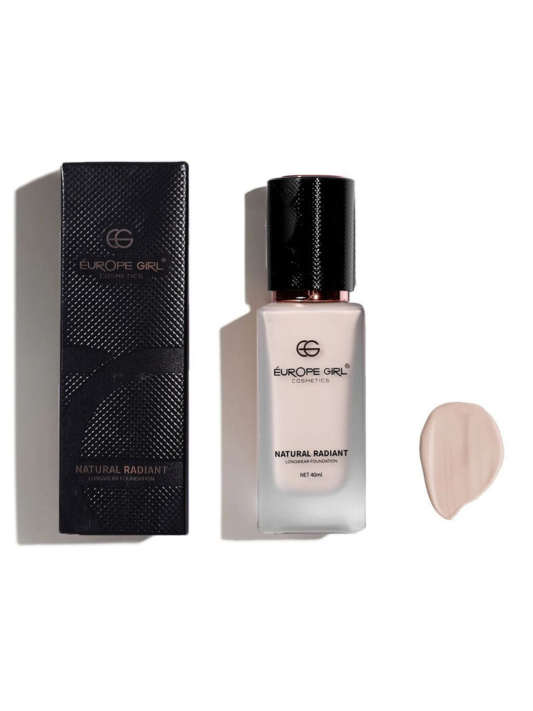 EUROPE GIRL Natural Radiant Longwear Foundation - 40ml - Fair F1