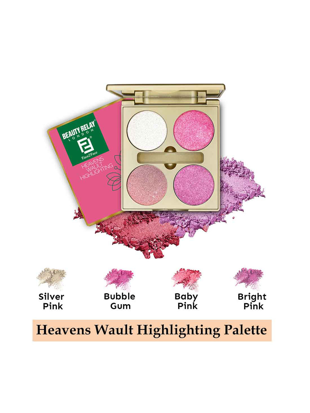 BeautyRelay London Face 2 Face Heavens Wault Highlighting Palette