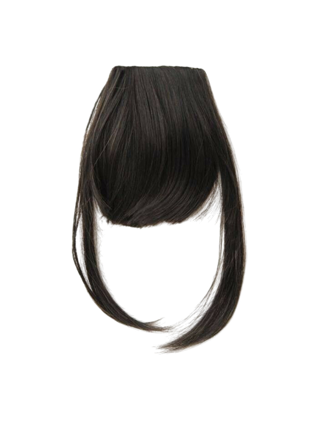 CRIBE Clip In Straight Scalp Topper Hair Extension - Black - 12 Inch