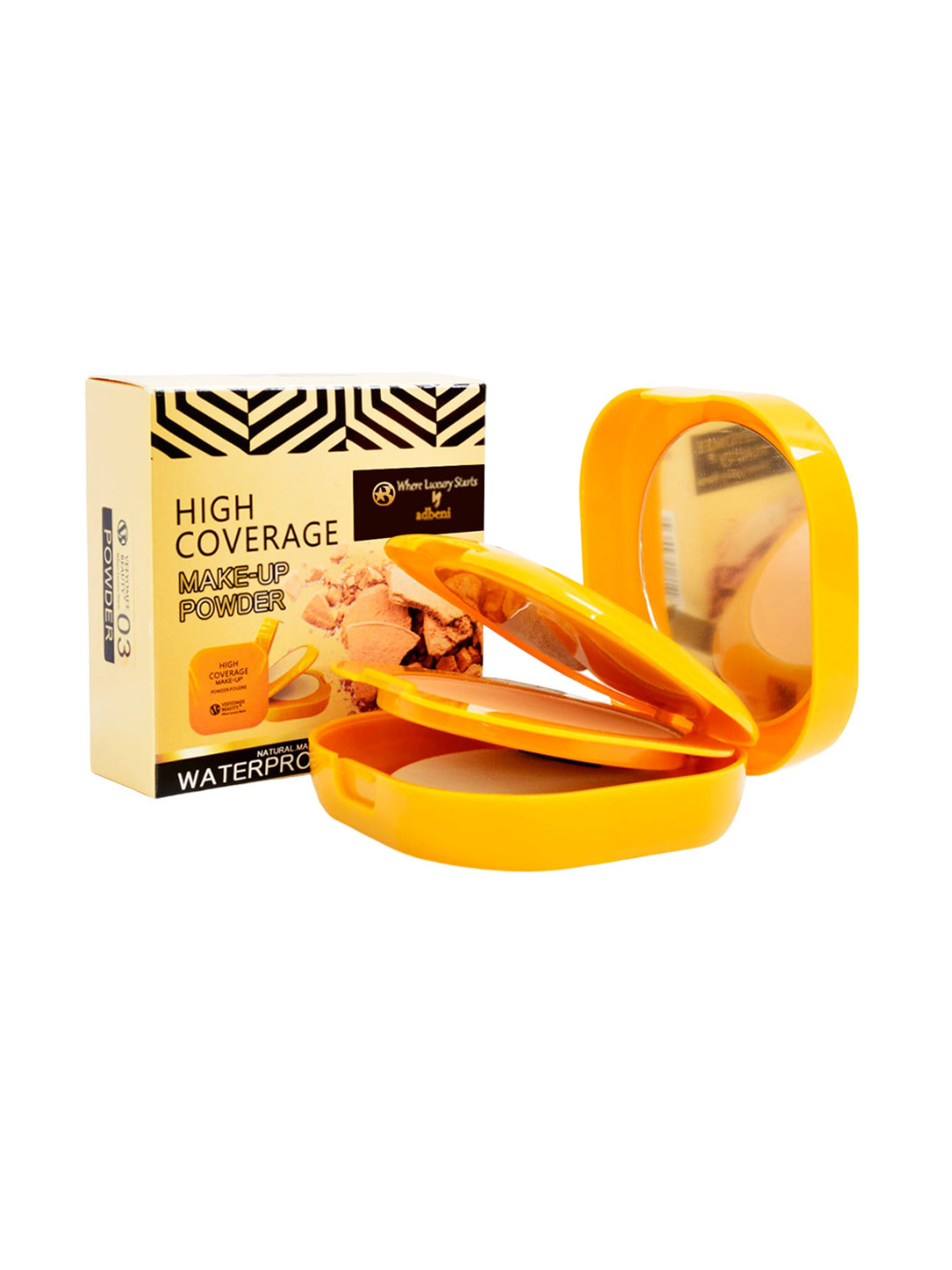 Adbeni High Coverage Makeup Compact Powder - 20g - Shade 03