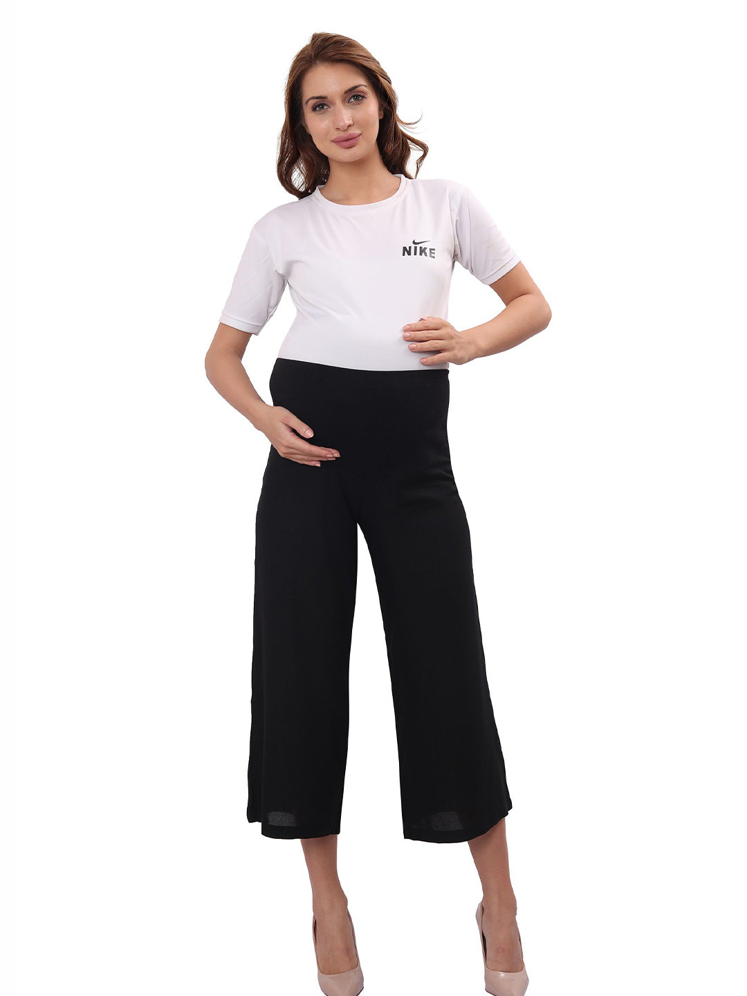 mama & bebe Women Maternity Wide Leg Palazzos