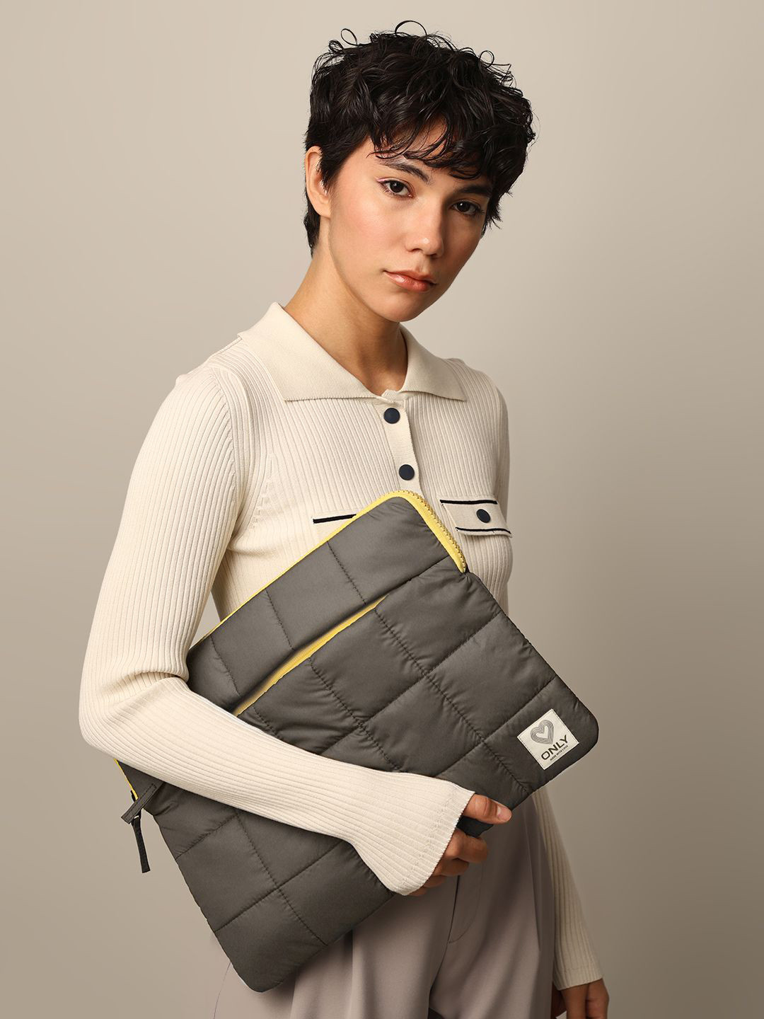 ONLY Women Padded Laptop Bag