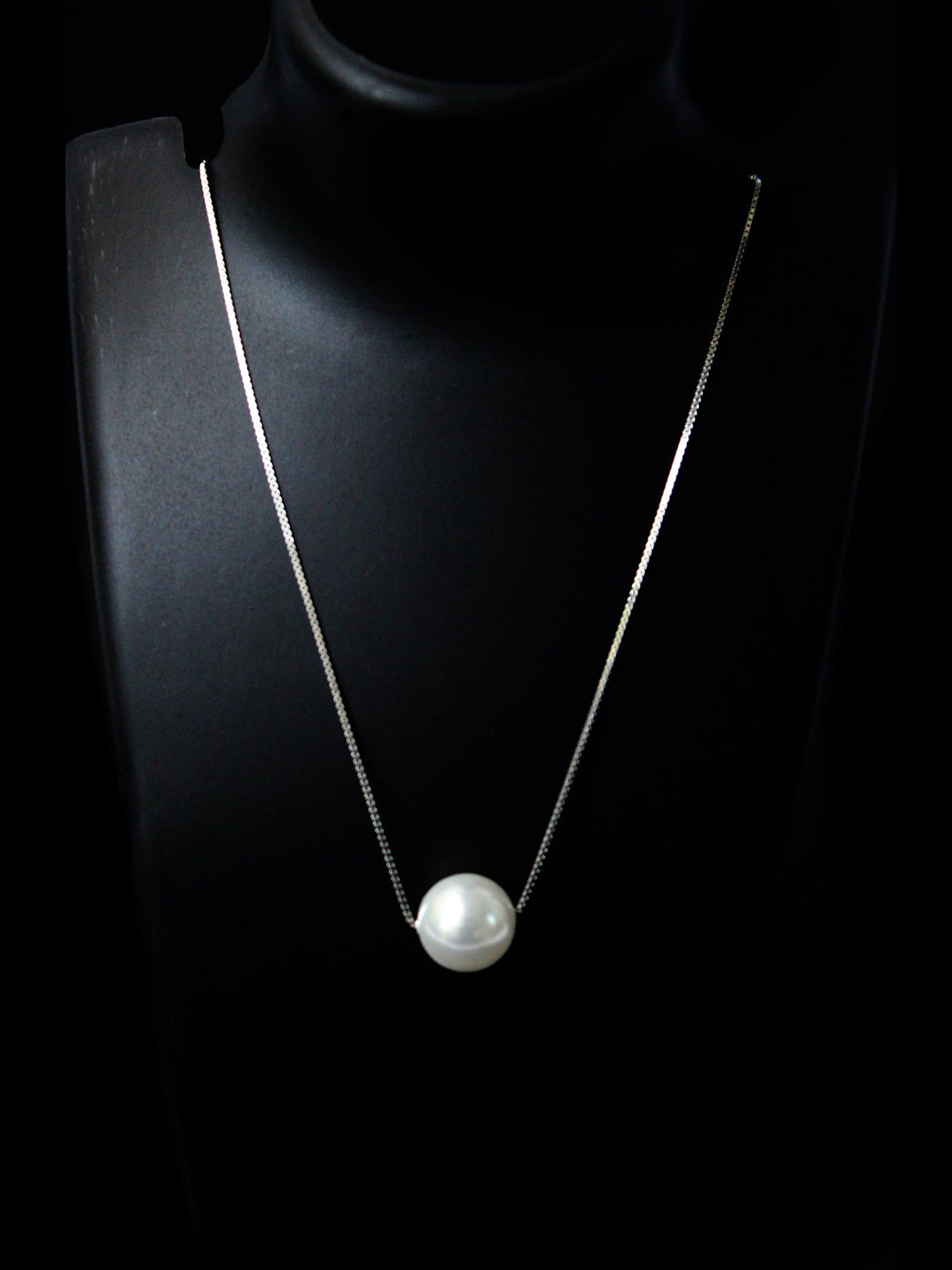 GIVA 92.5 Silver Rhodium-Plated Anushka Sharma Moonlight Pearls-Beaded Jewellery Set