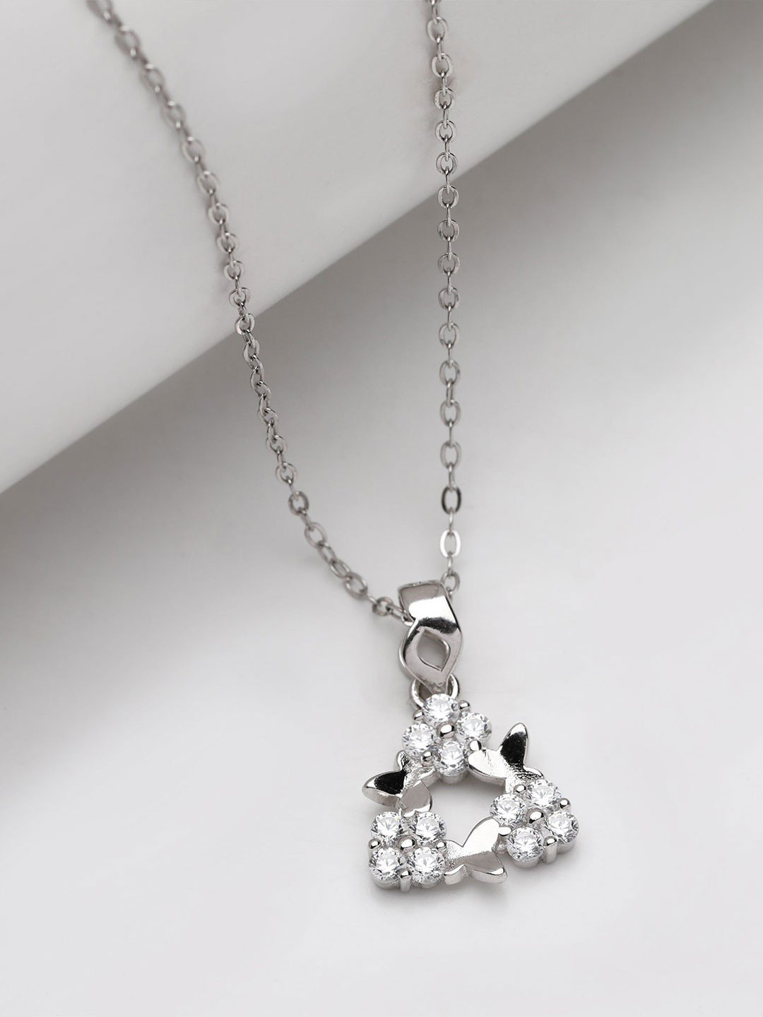 GIVA 925 Sterling Silver Rhodium-Plated CZ-Studded All Eyes On You Set