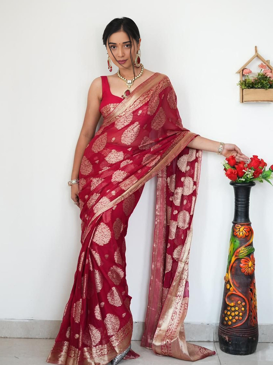 Upalksh Woven Design Kota Saree