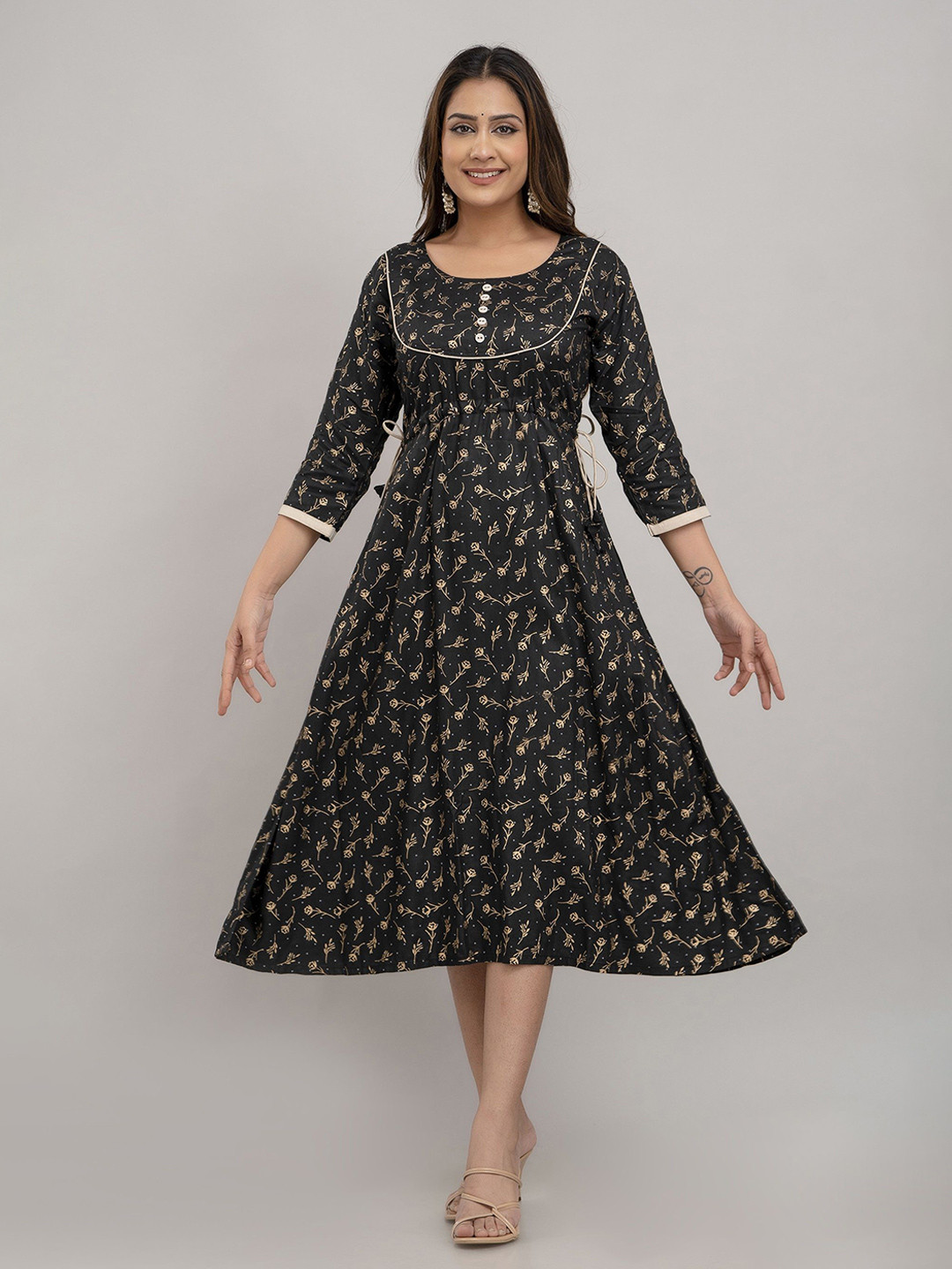 Filiate Women Printed Fit & Flare Ethnic Dresses