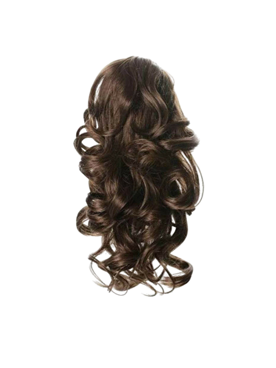 CRIBE Tape-In Curly Ponytail Hair Extension - Brown - 20 Inch