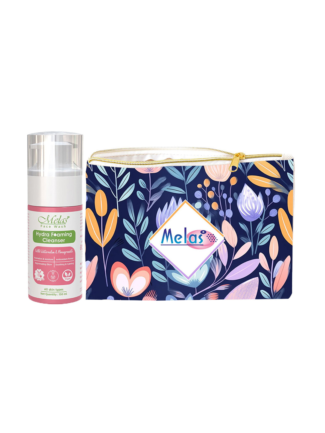 MELAS Hydra Foaming Face Cleanser With Watermelon & Pomegranate- 150 ml