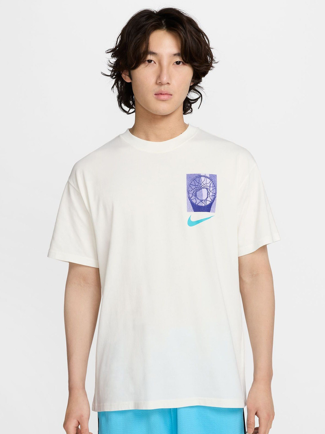 Nike Men Graphic Printed Relaxed Fit Max90 Sport Cotton T-shirt