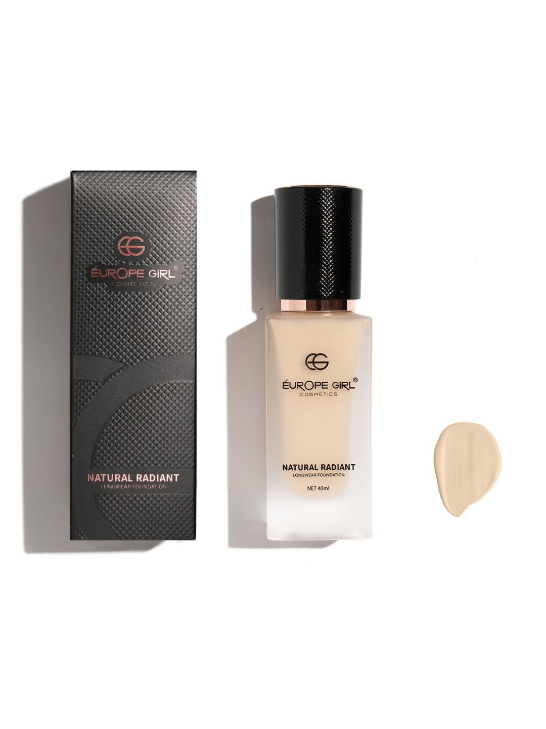 EUROPE GIRL Natural Radiant Longwear Foundation - 40ml - Warm Sand M3
