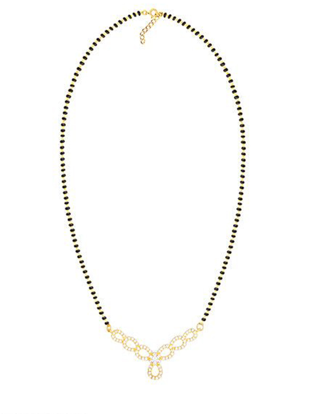 GIVA Gold-Plated Artificial Stones and Beads Falling In Love Set