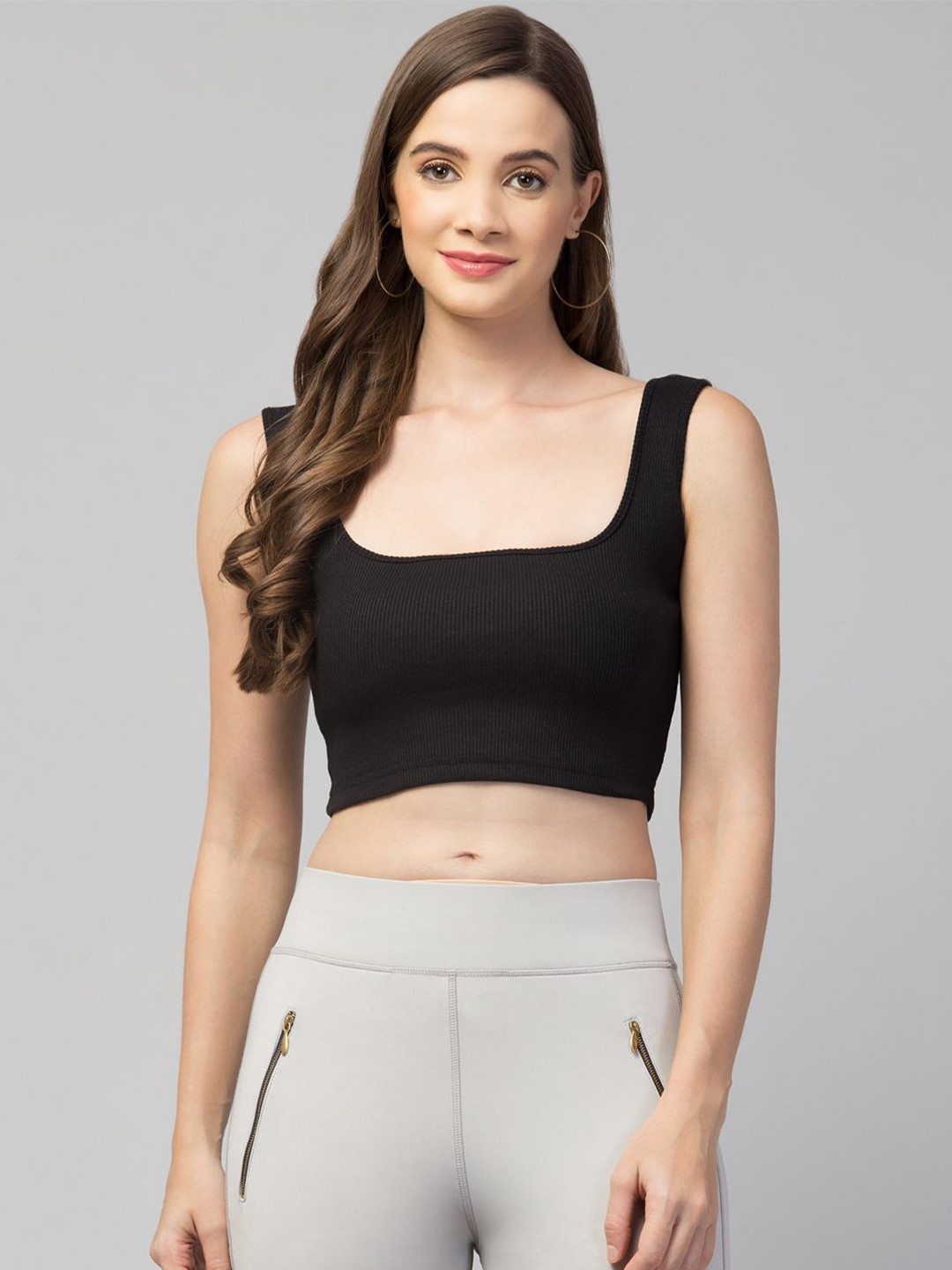 Trend Level Women Crop Cotton Tank Top