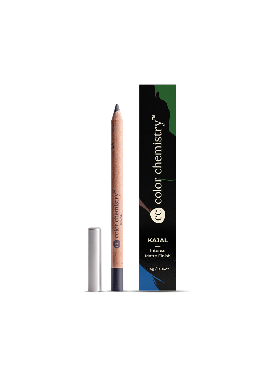 Color Chemistry Intense Matte Finish Kajal - 1.4g - Raven KJ01