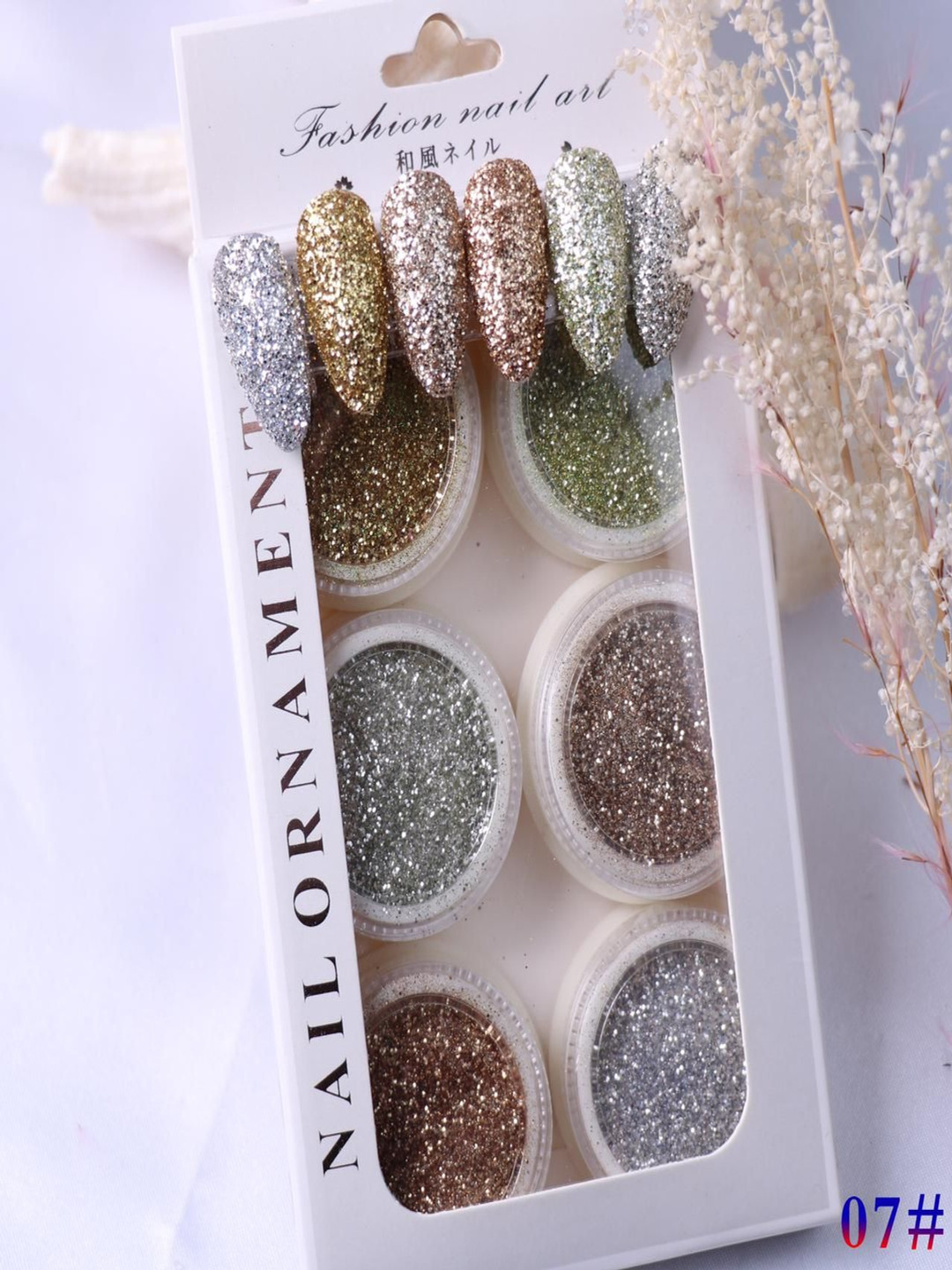 Cameleon Set of 6 Nail Art Decoration Kit -#07