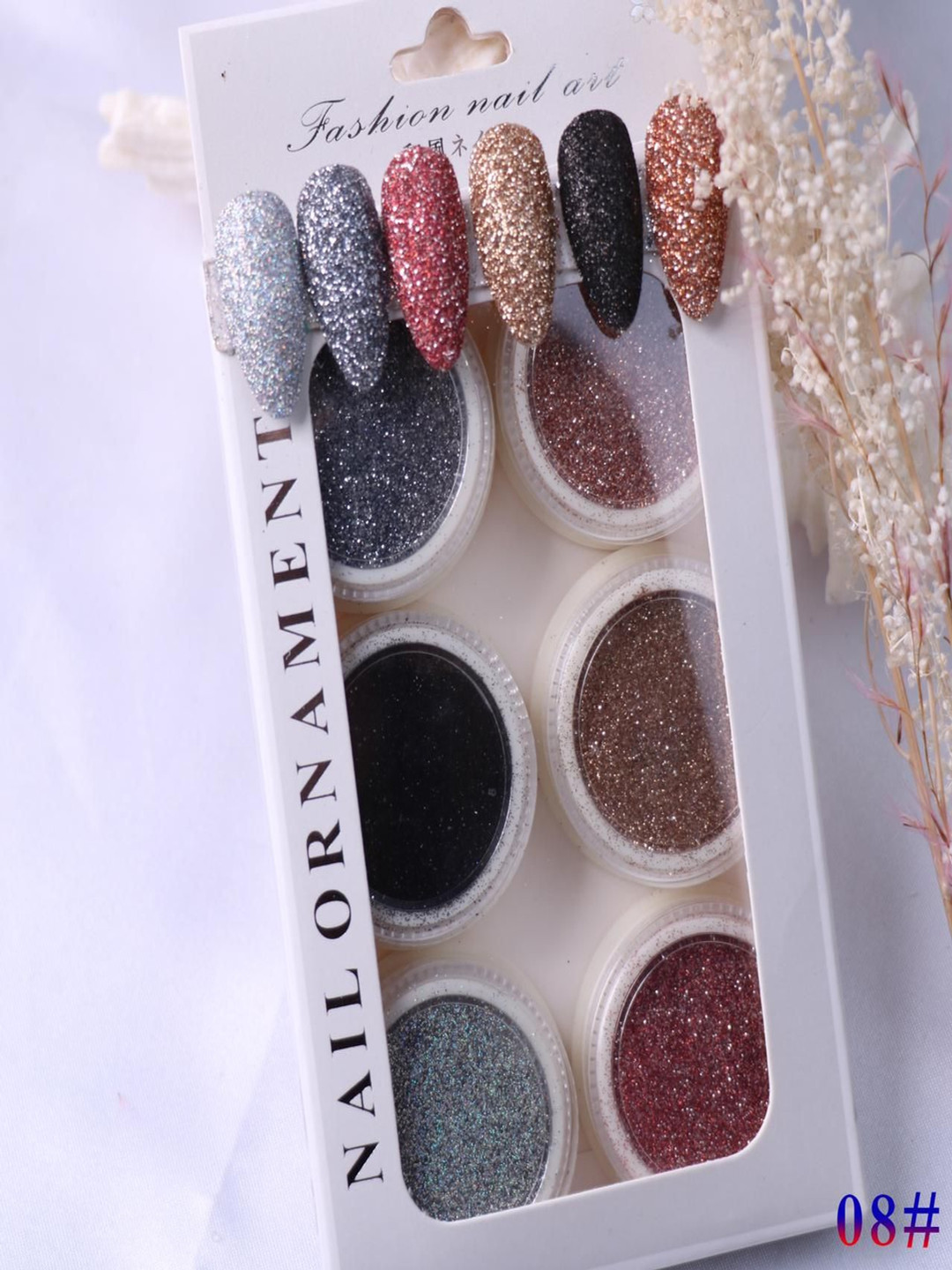 Cameleon Set of 6 Nail Art Decoration Kit -#08