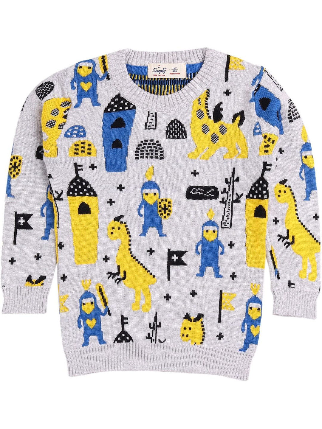 Simply Boys Printed Pullover Sweatshirt