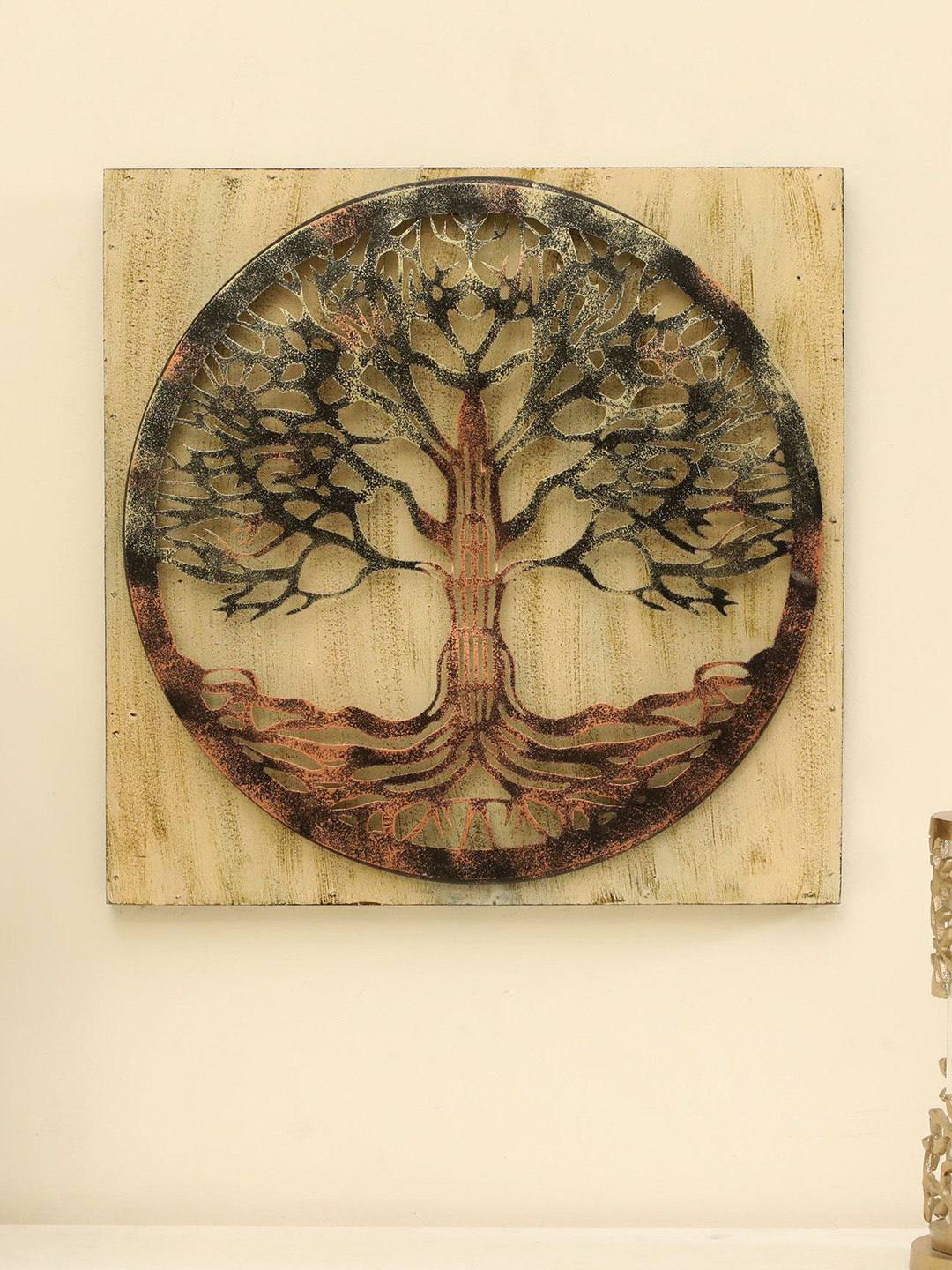 vedas Tapni Tree Metal Matte Hanging Hall Wall Hangings-2.5In