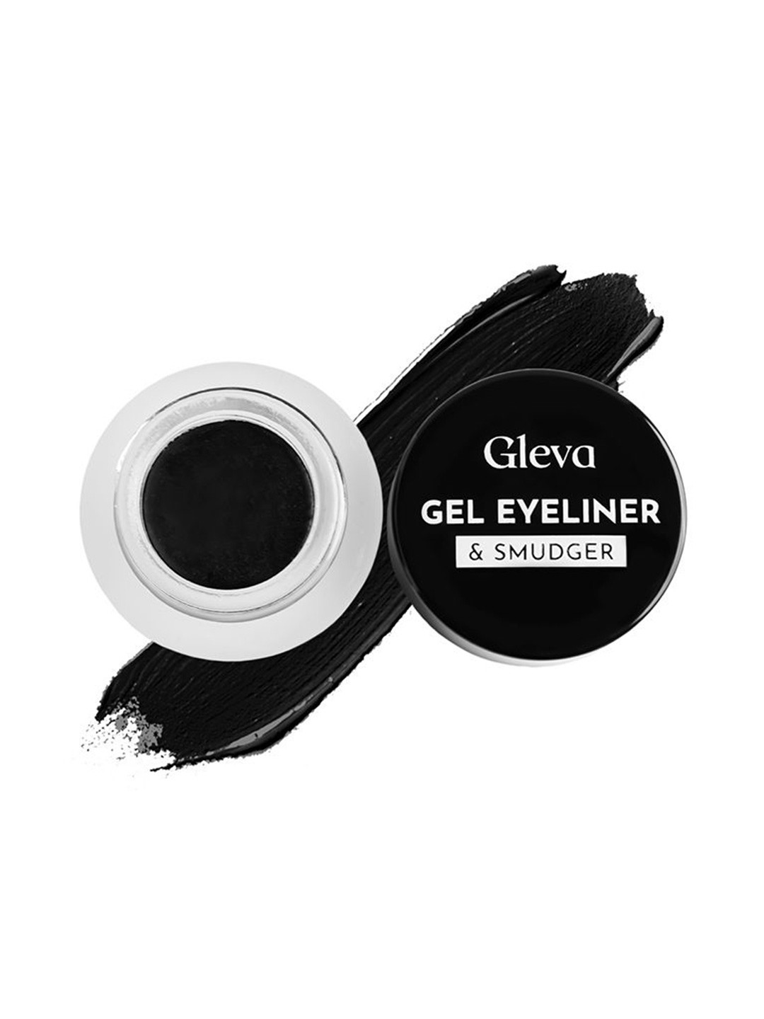 Gleva Gel Eyeliner & Smudger With 24 Hour Stay- 3g- Black