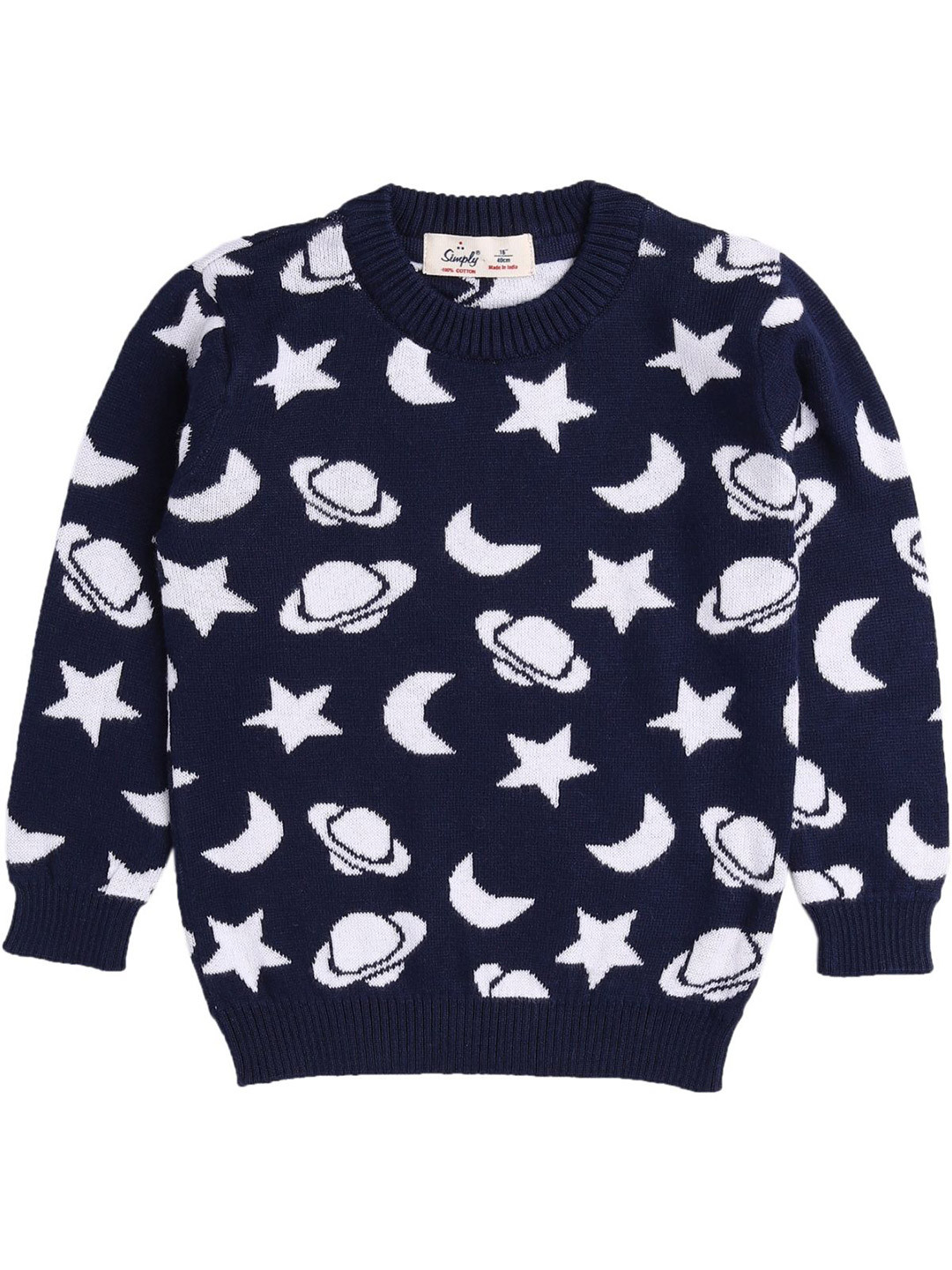 Simply Kids Printed Pullover Sweater