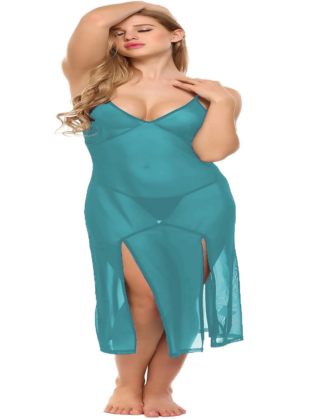 Xs and Os Shoulder straps Net Baby Doll