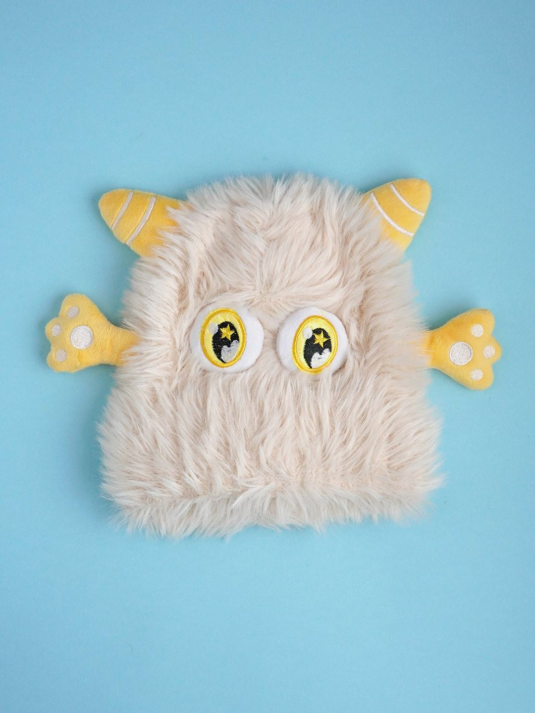 Little Surprise Box LLP Kids Self Design Furry Monster 3D Style Winter Cap/Beanie