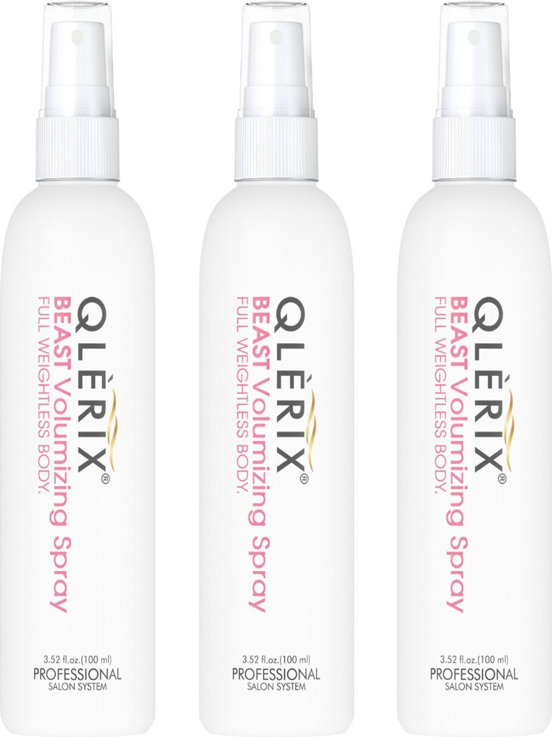 QLERIX Set Of 3 Beast Volumizing Spray - 100 ml Each