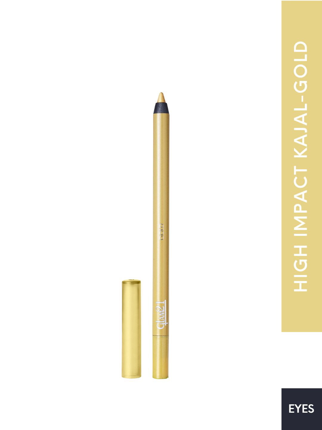 GLAM21 High Impact Long Wear Kajal with Sharpener 1.2g - Gold 04