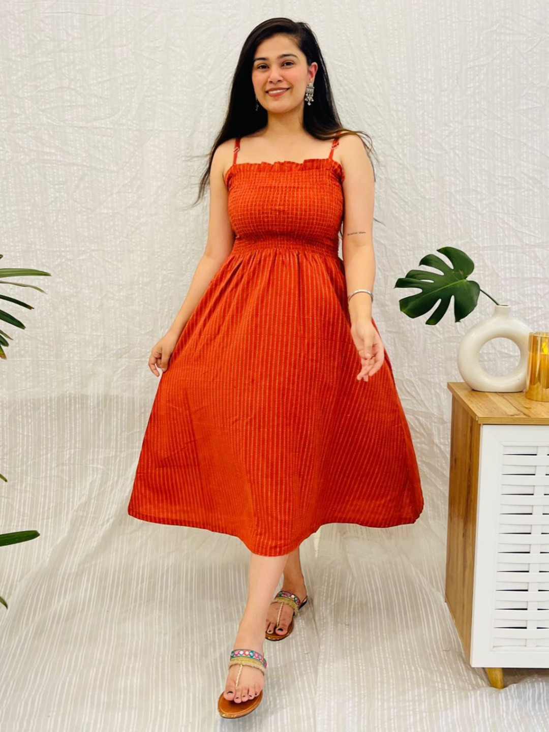 Bohemian Dream Embroidered Spaghetti Dress