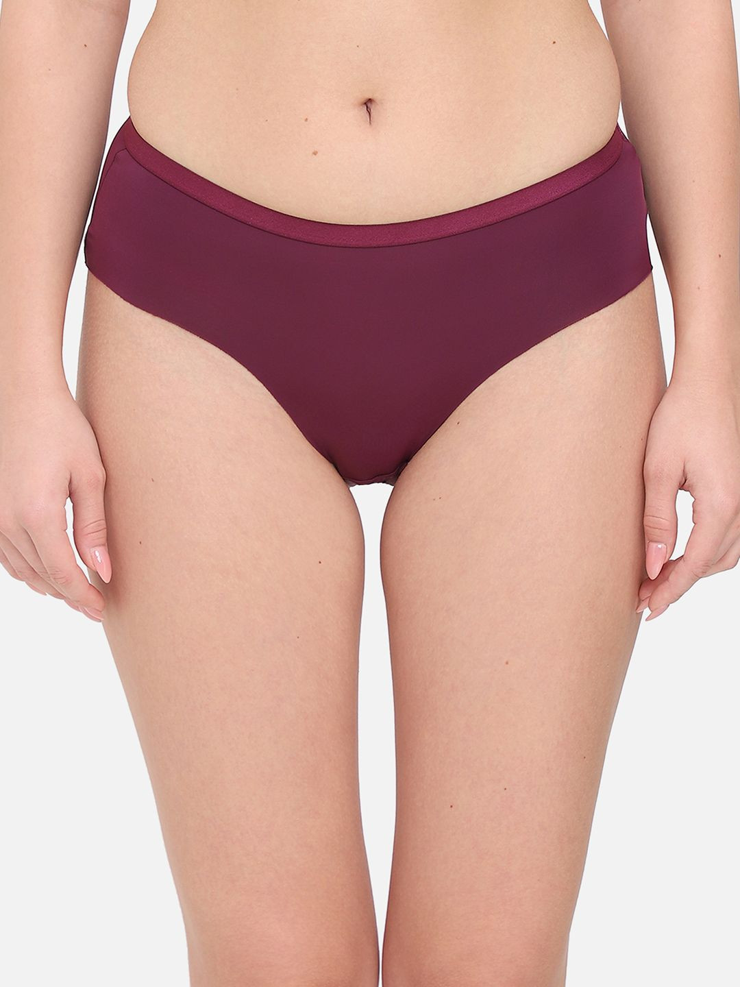 Wacoal Women Invisible Wine Mid Rise Hipster Briefs PI03P02-WI