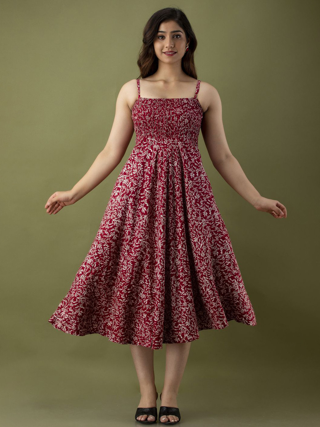 UNIFY FASHION Women Printed Fit & Flare Dress