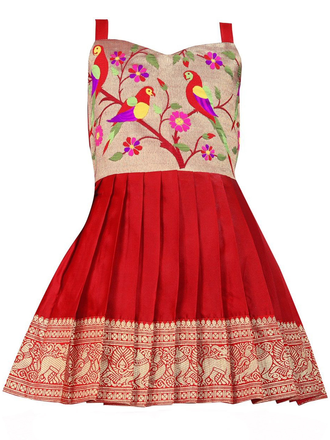 NOYYAL Floral Jacquard Dress
