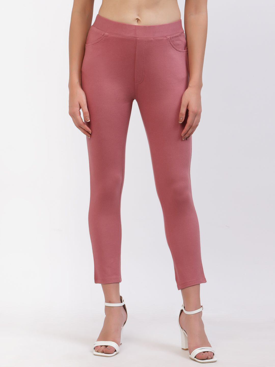 DELIS Women Skinny Fit Slip On Jeggings