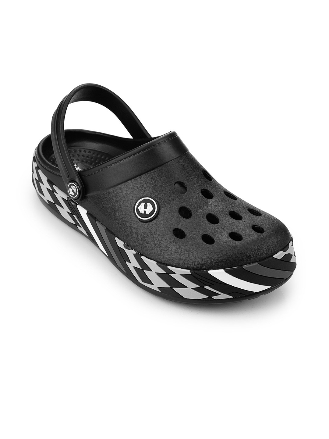 Hoppa Racer Black Clogs Men