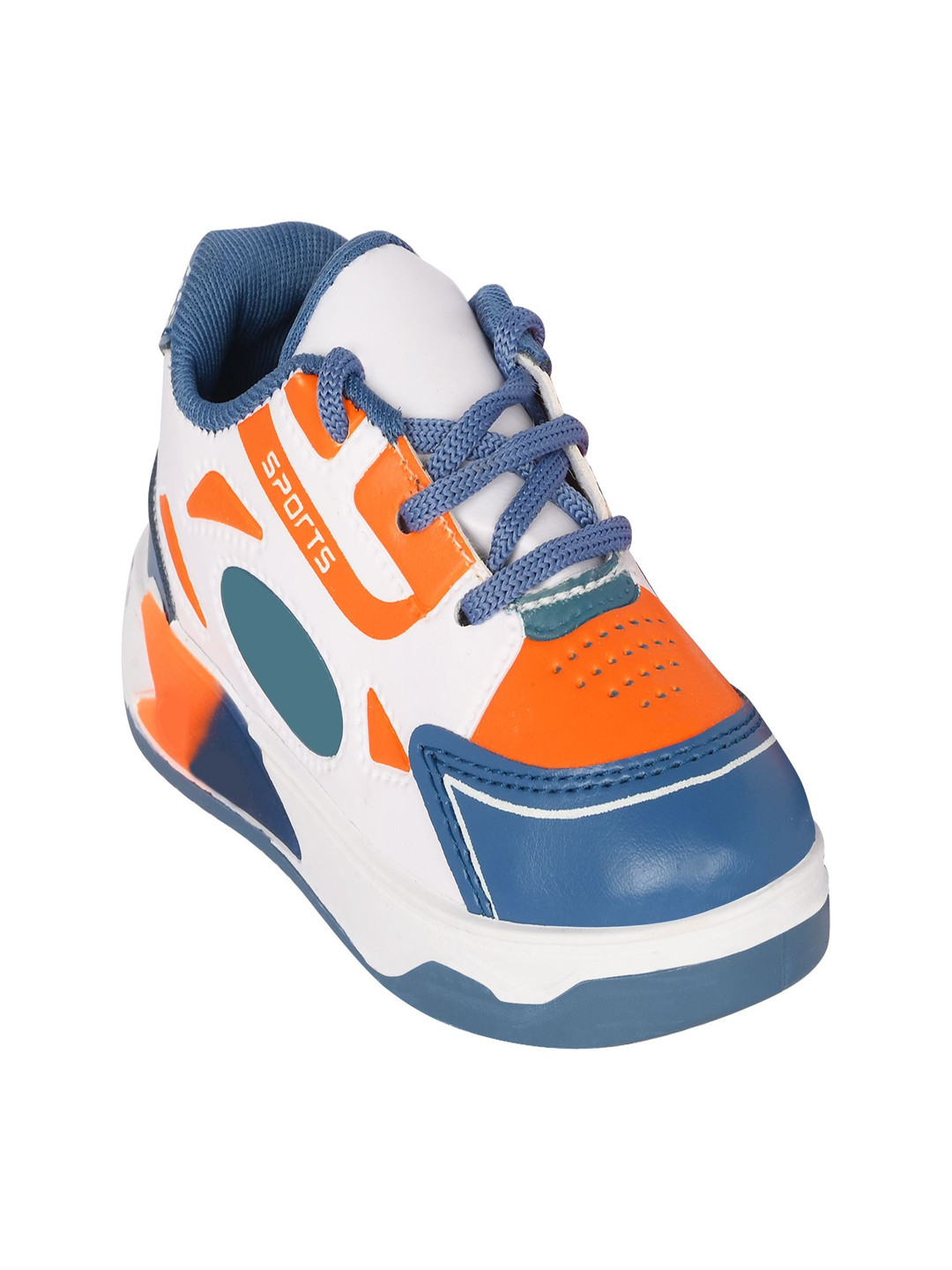 LEVOT Kids Colourblocked Lightweight Sneakers