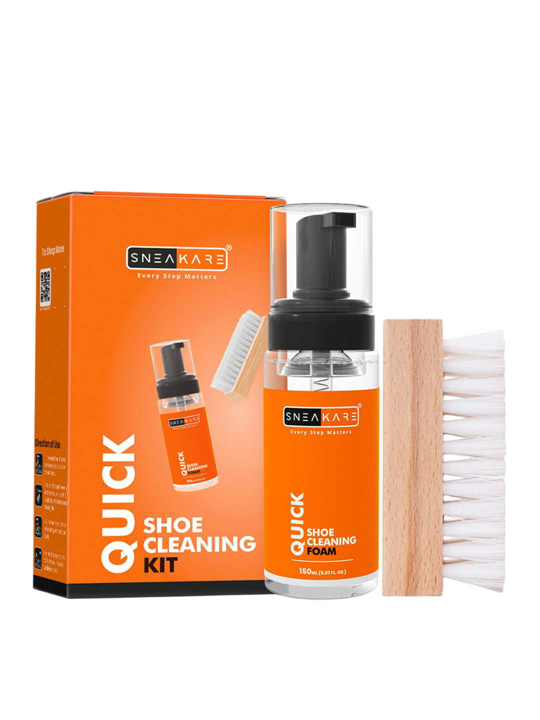 SNEAKARE Shoe Cleaning Kit With Shoe Brush-150 ml